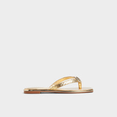 Aldo | Conchiglia Gold Women's Flats - Flip flop