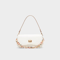 Aldo | Clappertonnx in White - Shoulder bag