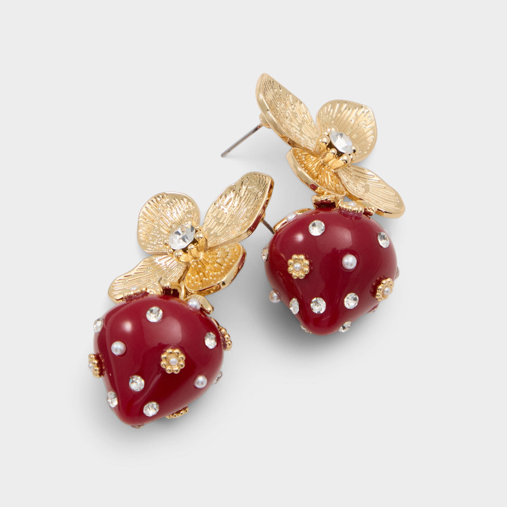 Aldo | Berrybloom in Red - Earrings