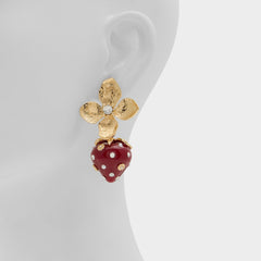 Aldo | Berrybloom in Red - Earrings