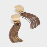Aldo | Wallow in Light Brown - Statement earrings