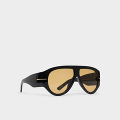 Aldo | Kristiinaa in Black Gold Multi - Aviator sunglasses