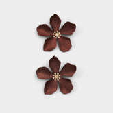 Aldo | Maflorra in Brown - Statement earrings