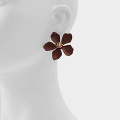 Aldo | Maflorra in Brown - Statement earrings