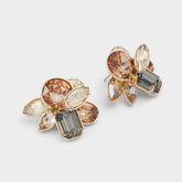 Aldo | Brocla Light Brown Women's Earrings - Button earrings