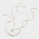 Aldo | Teardrop Gold/Clear Multi Women's Necklaces - Necklace