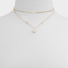 Aldo | Teardrop Gold/Clear Multi Women's Necklaces - Necklace