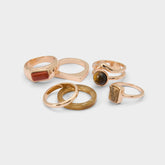 Aldo | Ammara Other Brown Women's Rings - Stackable rings
