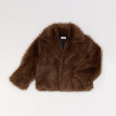 Aldo | Hazella in Brown - Faux fur jacket