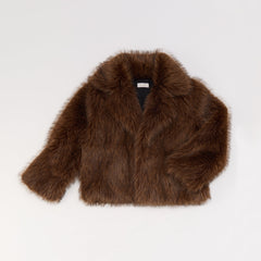 Aldo | Hazella in Brown - Faux fur jacket
