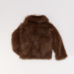 Aldo | Hazella in Brown - Faux fur jacket