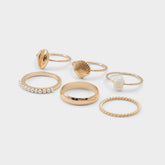 Aldo | Shellchic Ice Women's Rings - Stackable rings