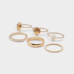 Aldo | Shellchic Ice Women's Rings - Stackable rings