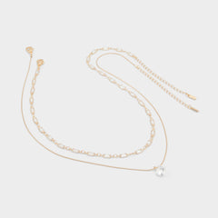 Aldo | Flein Gold/Clear Multi Women's Necklaces - Layered necklace
