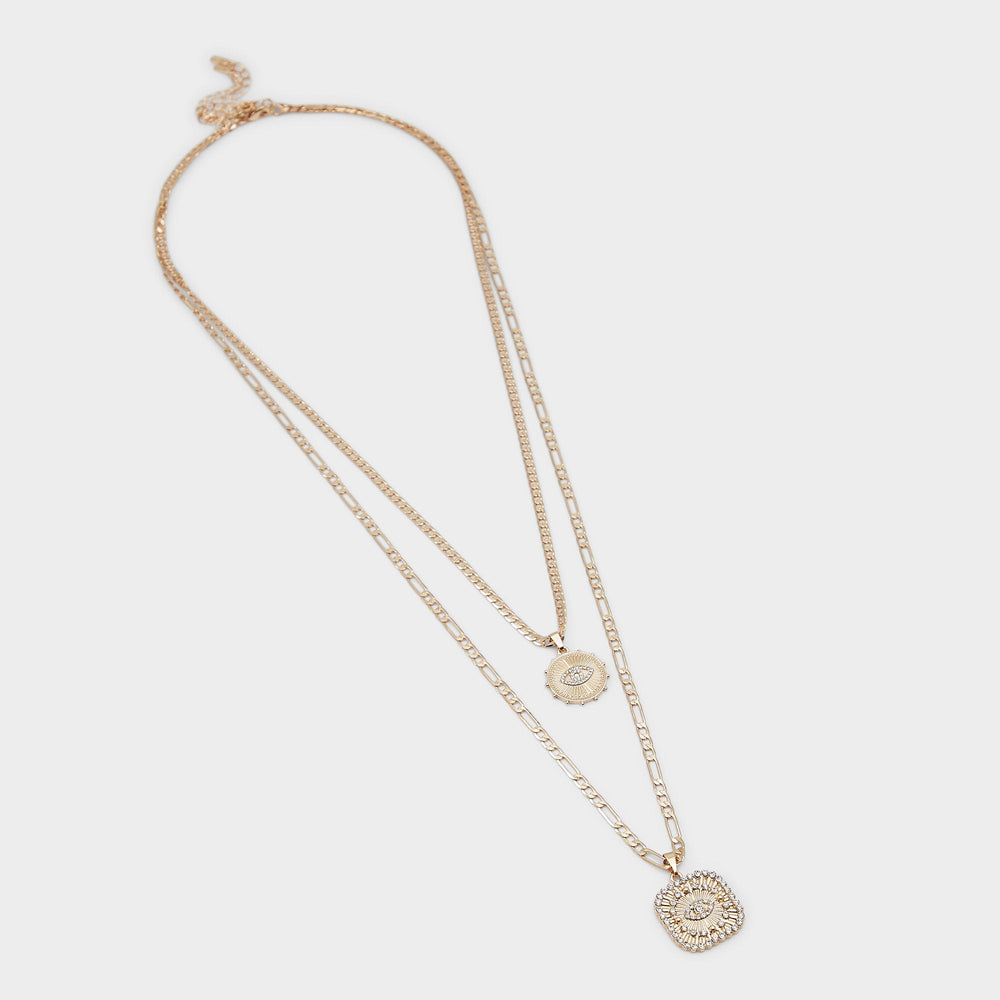 Aldo | Naewin Gold/Clear Multi Women's Necklaces - Layered necklace