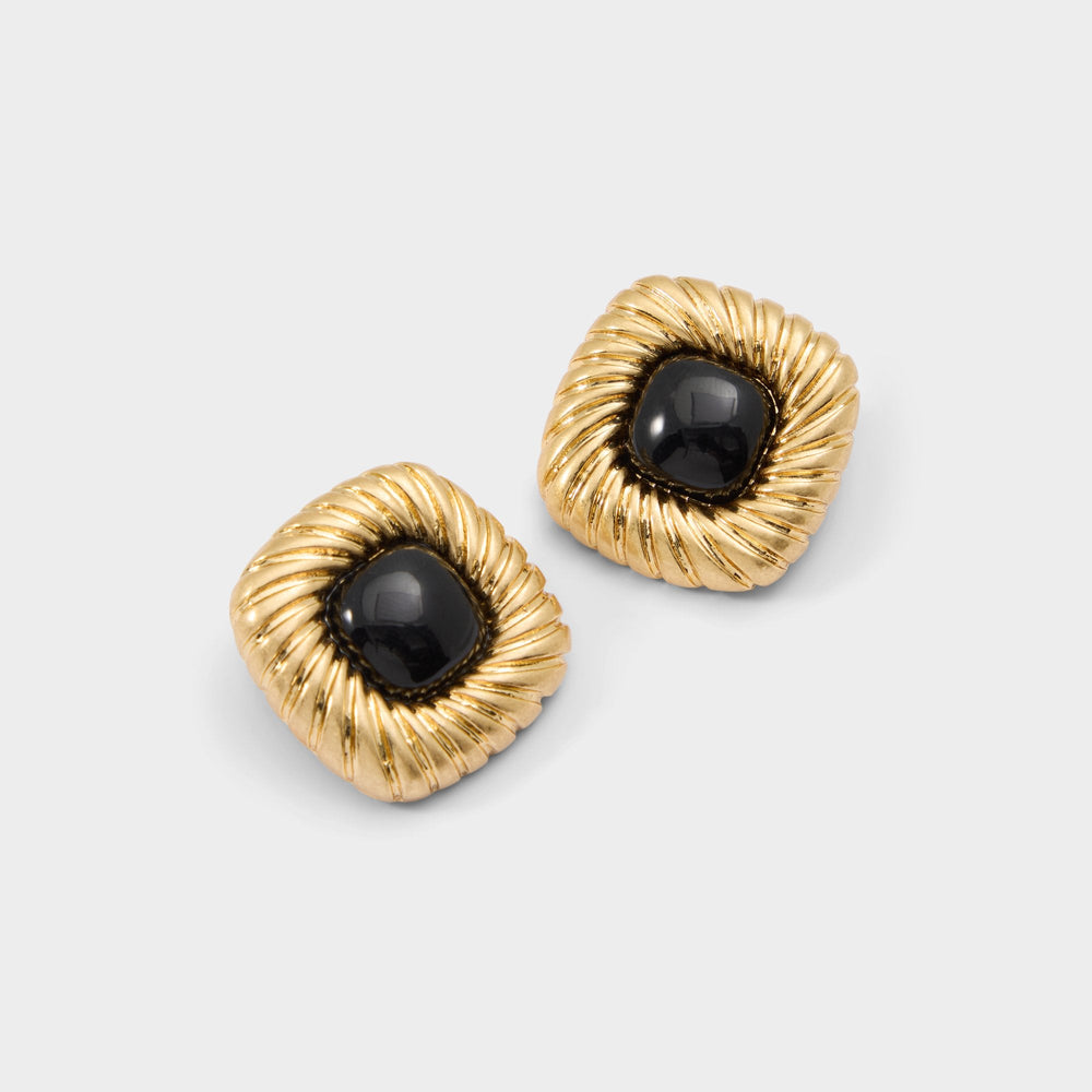 Aldo | Myrage in Black Gold Multi - Statement earrings