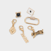 Aldo | Wildcard in Black Gold Multi - Shoe charms