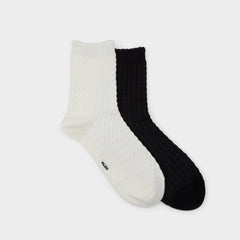 Aldo | Lacy in Black White - Socks