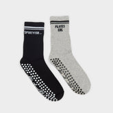Aldo | Pilatesclub in Grey - Pilates socks