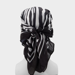 Aldo | Zebria Black/White Women's Scarves - Scarf