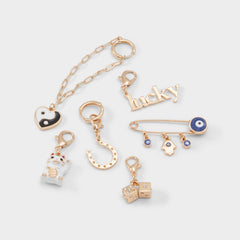 Aldo | Fortunes Blue Women's Shoe Charms & Laces - Shoe charms