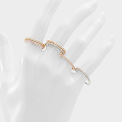 Aldo | Lamilly Metallic Multi Women's Cubic Zirconia - Multi finger rings
