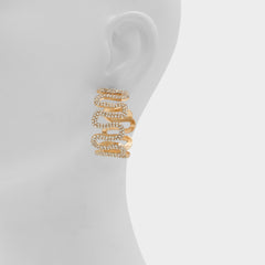 Aldo | Estele in Gold Clear Multi - Hoop earrings