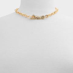 Aldo | Panthere in Black Gold Multi - Pendant necklace