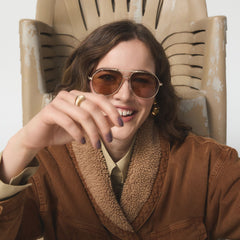 Aldo | Frejja in Gold - Aviator sunglasses