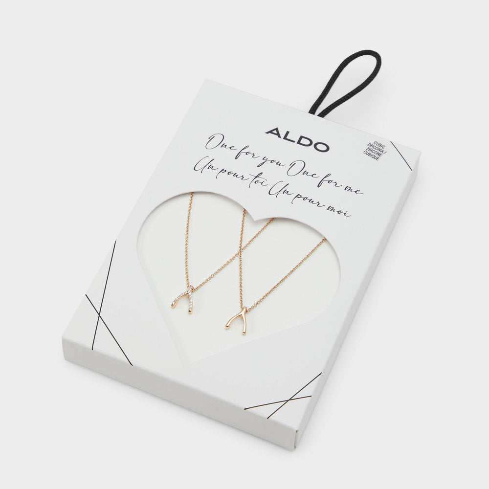Aldo | Makeawish Gold/Clear Multi Women's Necklaces - Gift set