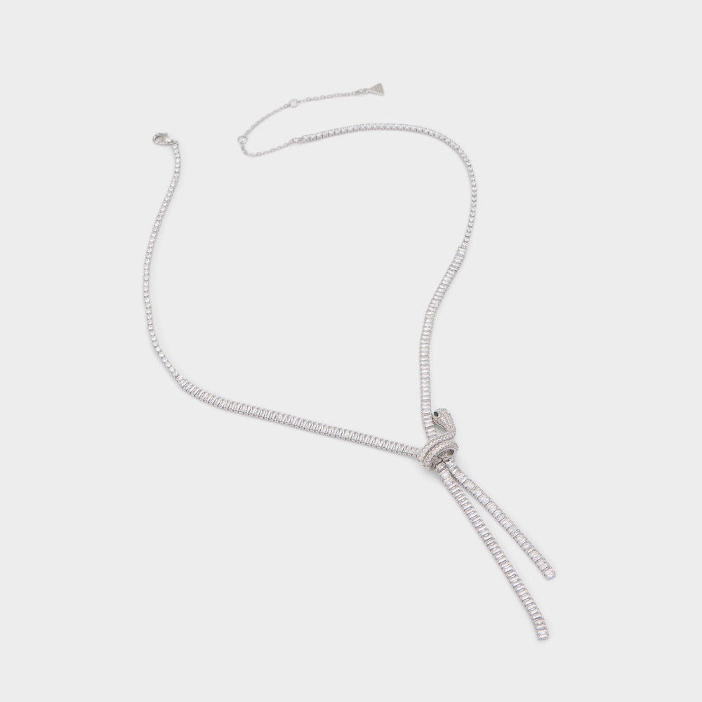 Aldo | Venomarra in Silver Clear Multi - Statement necklace