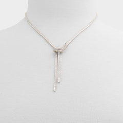 Aldo | Venomarra in Silver Clear Multi - Statement necklace