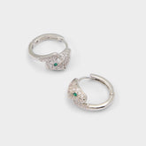 Aldo | Feraluxe in Silver Clear Multi - Hoop earrings