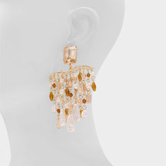 Aldo | Goldest in Champagne - Chandelier earrings