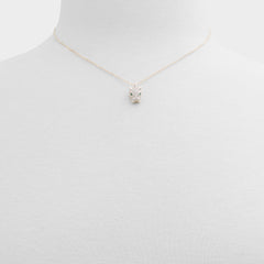 Aldo | Jerarewien in Silver Clear Multi - Necklace
