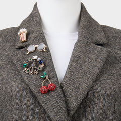 Aldo | Chillvibes in Red - Decorative brooch