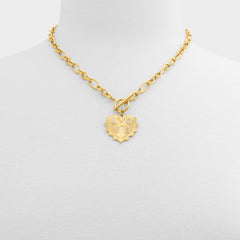 Aldo | Lovechaine in Gold Clear Multi - Necklace