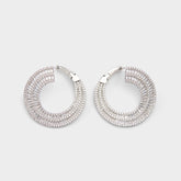 Aldo | Caldy Silver/Clear Multi Women's Earrings - Hoop earrings
