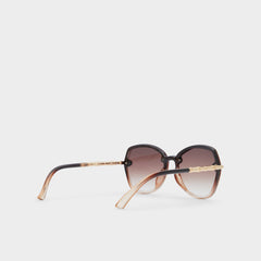 Aldo | Cortegaca Brown Women's Round - Square sunglasses