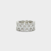 Aldo | Nikka Silver/Clear Multi Women's Cubic Zirconia - Ring