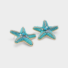 Aldo | Starfishh in Turquoise - Statement earrings