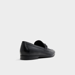 Aldo | Marinho Open Black Leather Smooth Men's Dress Shoes - Loafer