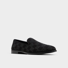 Aldo | Casino Other Black Synthetic Textured Men's Dress Shoes - Loafer