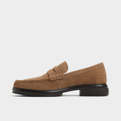 Aldo | Tucker Other Brown Leather Suede Men's Dress Shoes - Loafer