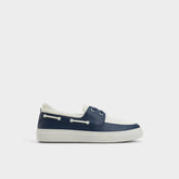 Aldo | Wildwave White/Navy Men's Casual Shoes - Boat shoe