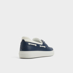Aldo | Wildwave White/Navy Men's Casual Shoes - Boat shoe