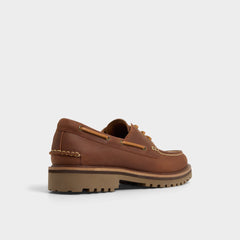 Aldo | Cedric in Brown Overflow - Boat shoe