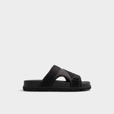 Aldo | Deniels Open Black Men's Slides - Slide sandal
