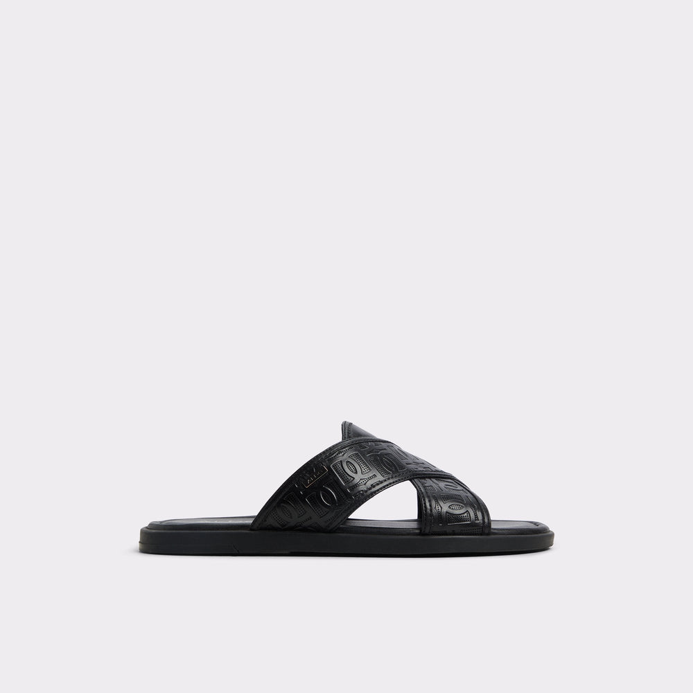 Aldo | Olino Open Black Men's Slides - Slide sandal