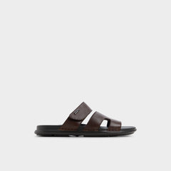 Aldo | Windham Dark Brown Men's Sandals & Slides - Slide sandal